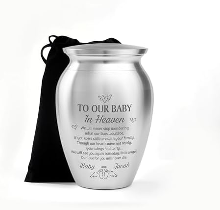 Personalized Baby Mini Urn Stainless Steel 1