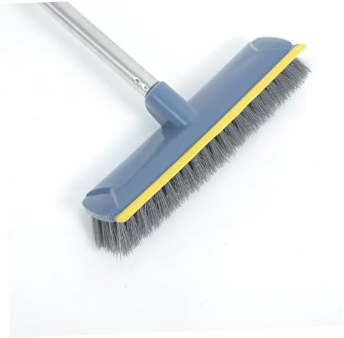 Effortless Cleaning Broom with Scraper for Kitchen and Bathroom