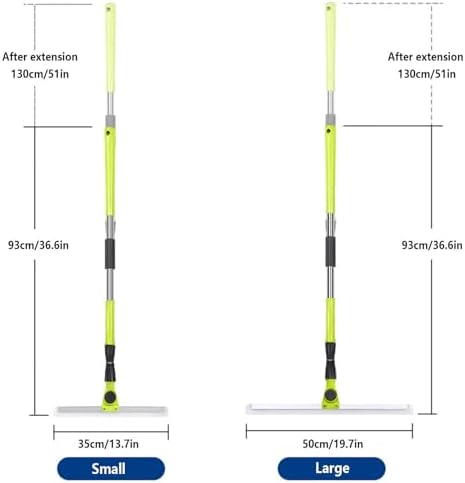Silicone Broom with 51cm Handle for Floor Cleaning