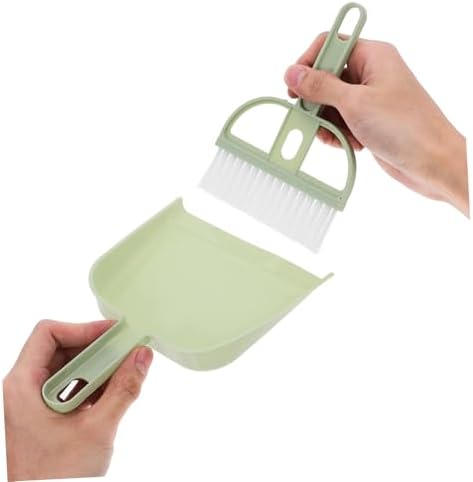SOLUSTRE Mini Broom and Dustpan Set for Desktop Cleaning