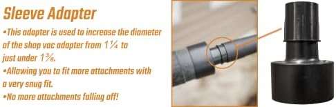 Mountain Trades Dust Collector Adapter Set 7 Piece