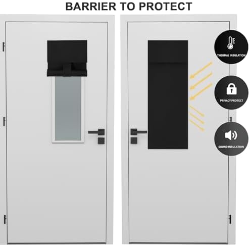 YSYY Blackout French Door Curtain Panel 8x36