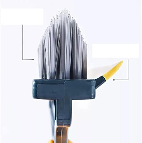 DDGURDH Hand Broom with Rotating Brush for Multi-Surface Cleaning