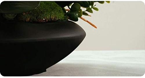NDRFAWY Artificial Orchid Flower Set with Ceramic Vase