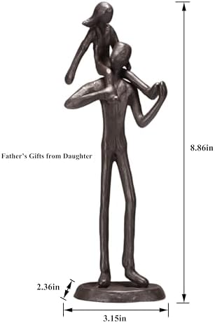 Kuncottz Dad Gifts from Daughter Iron Figurine 1