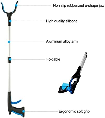 DDGURDH Foldable Litter Reacher for Easy Cleaning