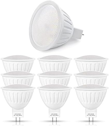 AGREEMENTLIGHT 5W MR16 LED Dimmable Bulb 10 Pack