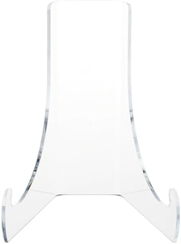 Plymor Clear Acrylic Flat Back Easel with Deep Support Ledges