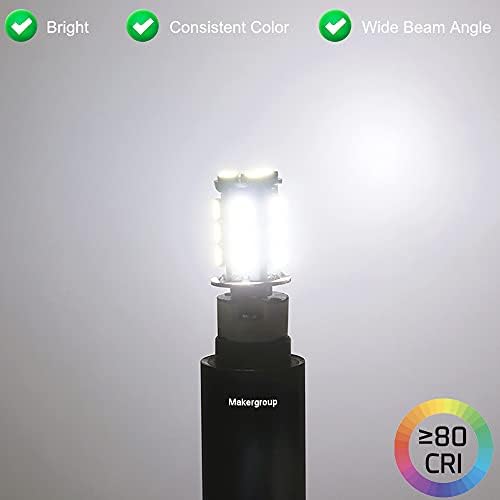 Makergroup T3 G4 Bi-pin LED Bulbs 6-Pack 3Watt Daylight White 6000K