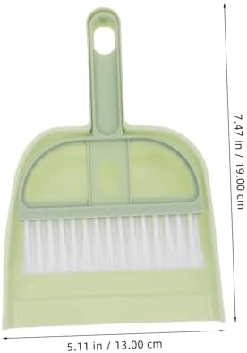 SOLUSTRE Mini Broom and Dustpan Set for Desktop Cleaning