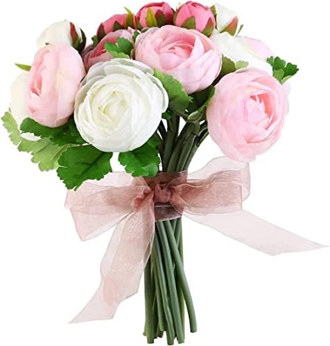 NDRFAWY Artificial Camellia Wedding Bouquet