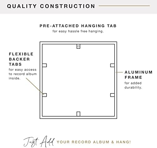 MCS Record Matte Frame 125x1255 Black 6-Pack