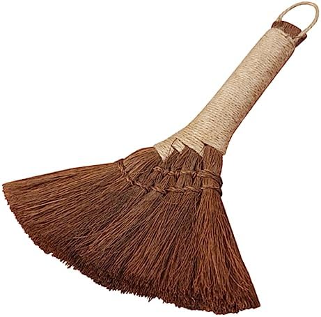 Palm Fiber Broom for Home and Desk Cleaning