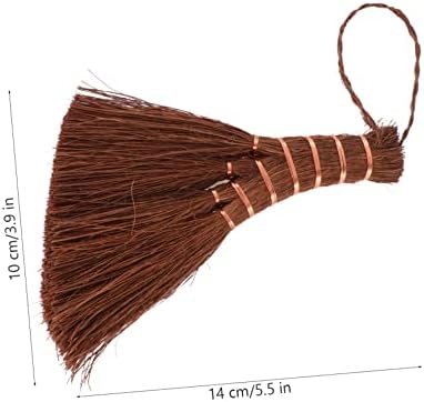 HAWILLOSCH Mini Palm Broom for Home Cleaning