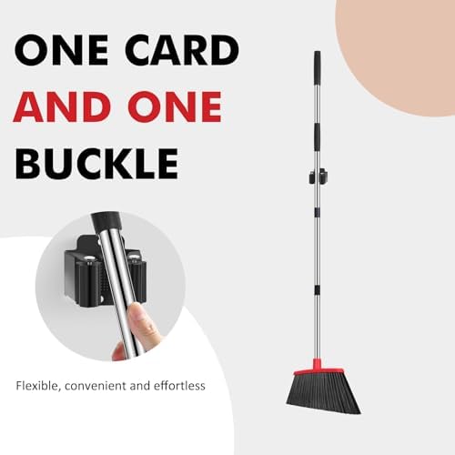 NACENA 55 Inch Heavy Duty Angle Broom 2 Pack