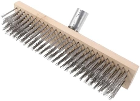 Stainless Steel Floor Scrub Brush Head Heavy Duty Cleaning Tool
