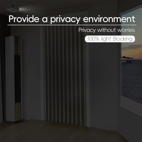 Jilron Blackout Fabric Door Curtain with Magnetic Closure