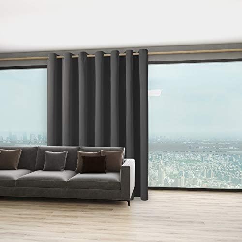 BONZER Room Divider Curtain 84x108 Inch Blackout Soundproof
