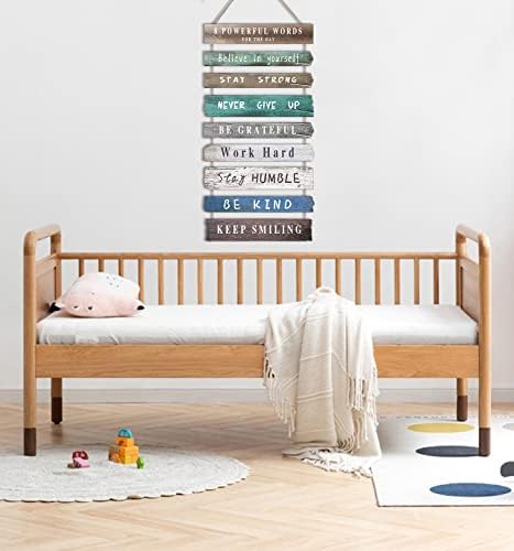 Joyhawk Inspirational Wall Art 12x24 Inches Wood Sign Decor