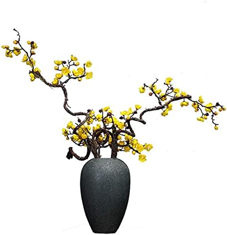 NDRFAWY Artificial Flowers Vintage Ceramic Vase Set