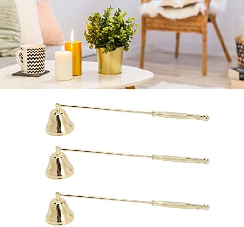 3pcs Golden Iron Candle Snuffer Set 1
