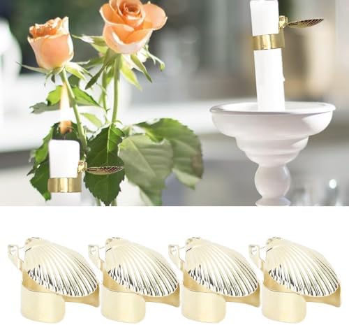 Gsycle 4PCS Candle Extinguisher Set Gold