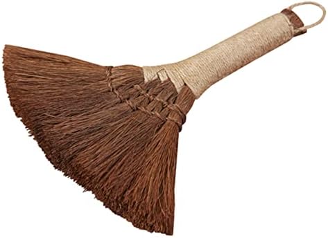 HAWILLOSCH 2pcs Palm Broom for Desktop Cleaning