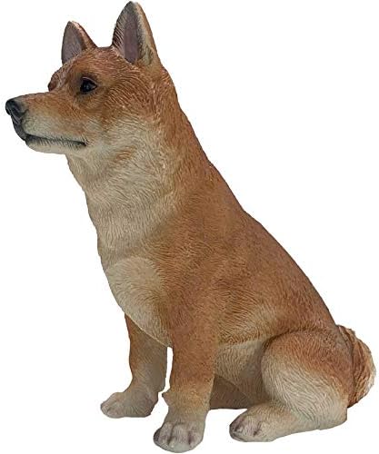 Sandicast OS16303 Red Shiba Inu Sitting Sculpture