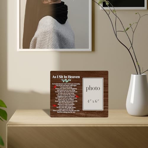 Zauly Sympathy Wood Picture Frame 4x6 1