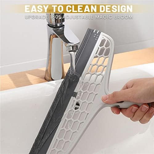 DDGURDH Hand Broom with Built-in Comb for Easy Floor Cleaning