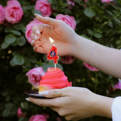 13pcs Spider Web Birthday Candles with Number