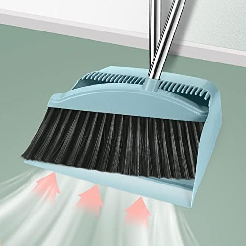 DDGURDH Blue Hand Broom with Dust Tray for Efficient Cleaning 1