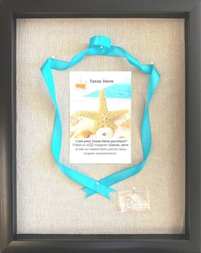 Tasse Verre 15x12 Black Shadow Box Frame - Ready to Hang
