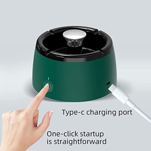 MCOURASOY 2 in 1 Air Purifier Ashtray USB Rechargeable
