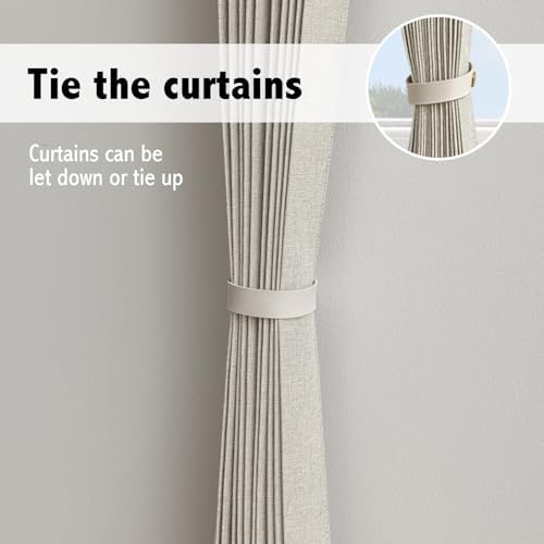 AJAZZ Blackout Doorway Curtain Panel 98 W x 84 L