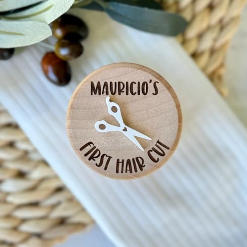 Custom Engraved First Hair Cut Keepsake Box