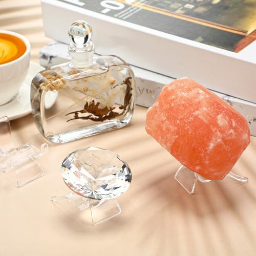 Jetec 40PCS Acrylic Display Easel Stands for Collectibles