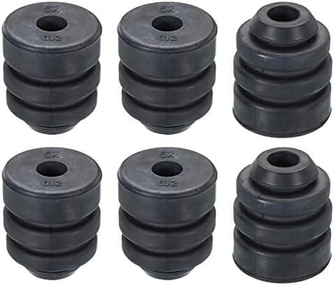 PATIKIL 14x17 Refrigeration Compressor Rubber Mounting Feet 6 Pack