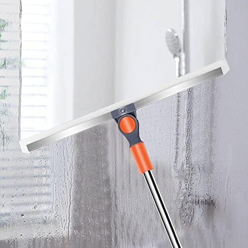 Adjustable Rotatable Hand Broom with Telescopic Rod and Microfiber Head