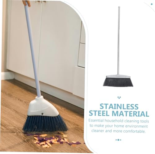 Ergonomic Hand Broom with Long Dust Pan Handle for Efficient Cleaning