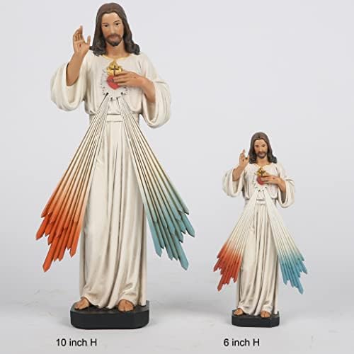 BC Catholic Divine Mercy Statue 10 Inch Handmade
