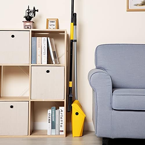 Yocada Heavy Duty Broom and Dustpan Set with Windproof Cover