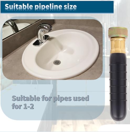 Relioky Drain Bladder Unclogger with 34 Shut Off Valve