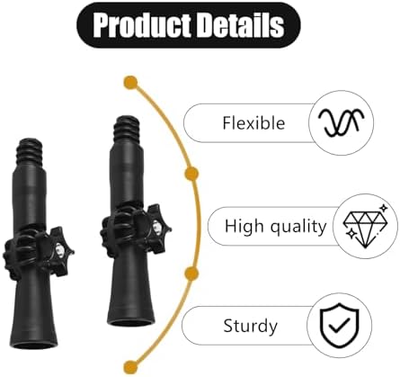 2 PCS Plastic Mop Pole Adapter for Threaded Handles