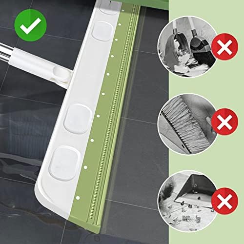 Adjustable Silicone Broom for Multi-Surface Cleaning