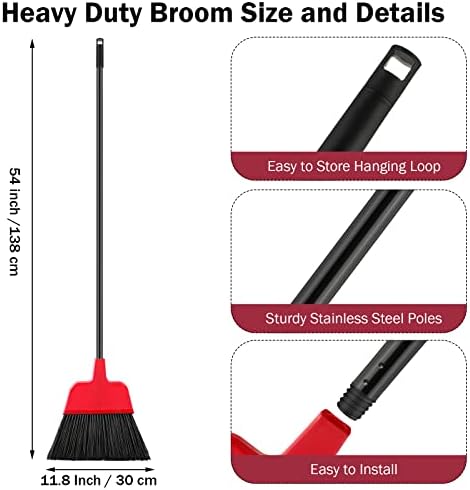 Didaey 8 Pcs Heavy Duty Angle Broom Set 1