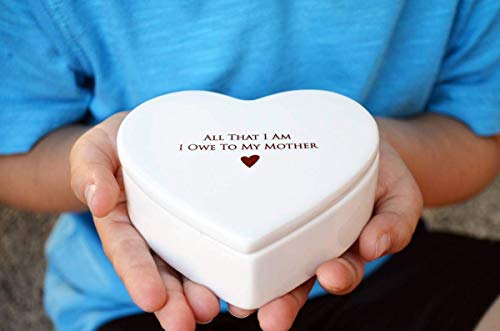 Mother of the Bride Groom Keepsake Box - Ceramic Heart Gift