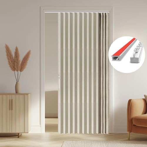 AJAZZ 100 Blackout Accordion Door Curtain Set