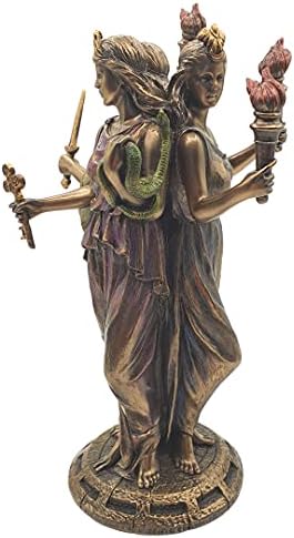 VERONASE Hecate Greek Triple Goddess Statue Bronze 82 Inch