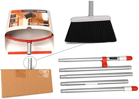 TreeLen Broom and Dustpan Set 52 Indoor Heavy Duty Cleaning Combo